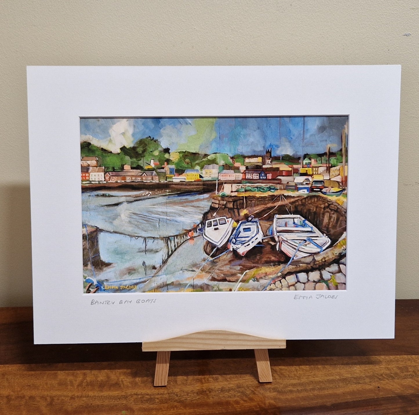 Mounted fine art print of Bantry Bay, West Cork, Ireland, by Emma Jacobs