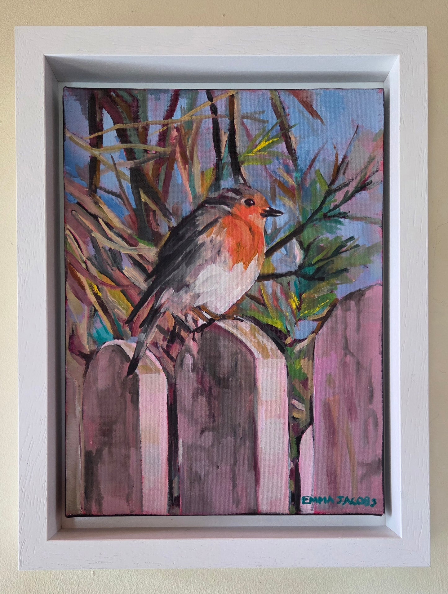 Robin on Fence