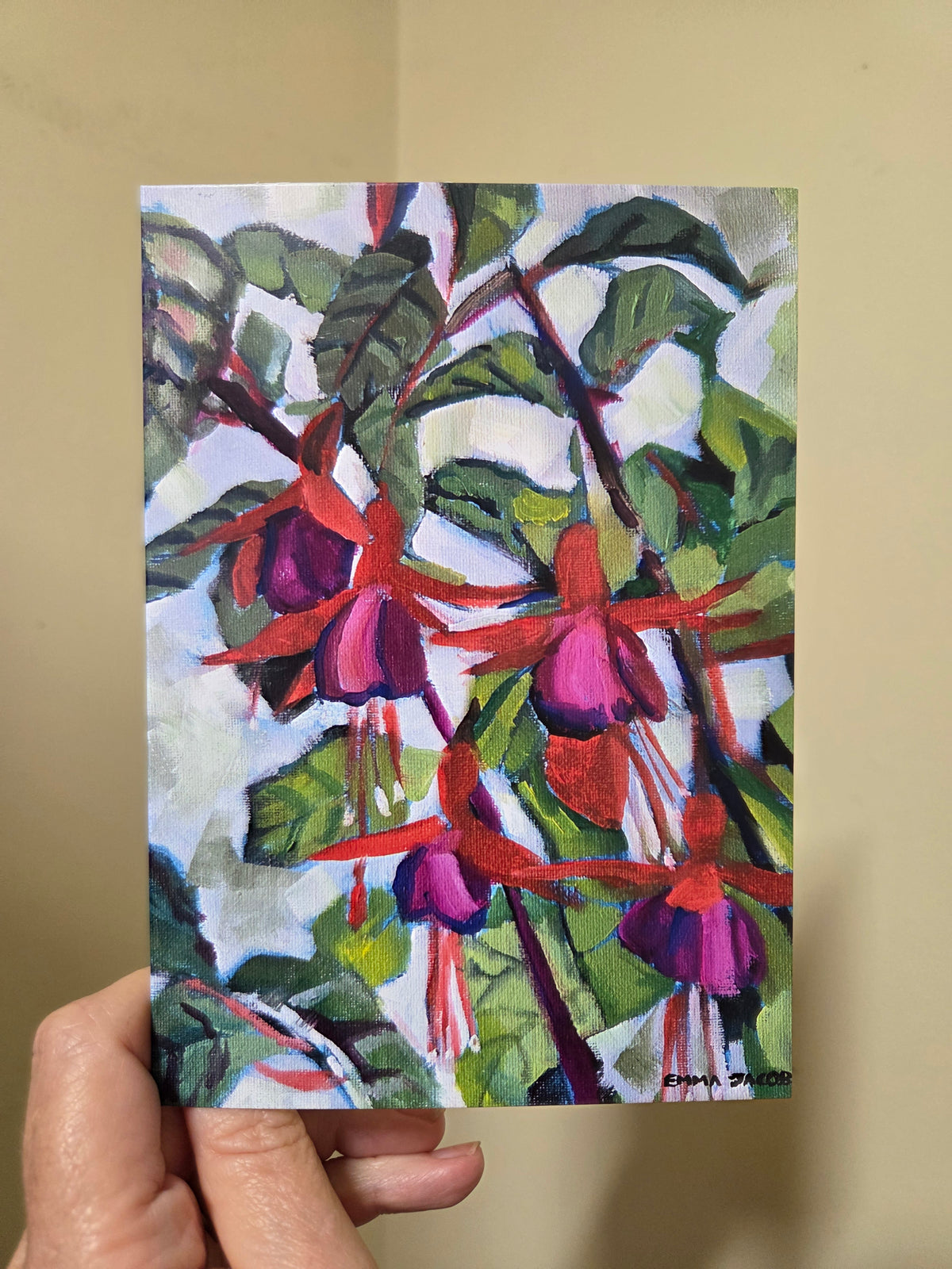 Flying Fuchsias, West Cork - Greeting Card