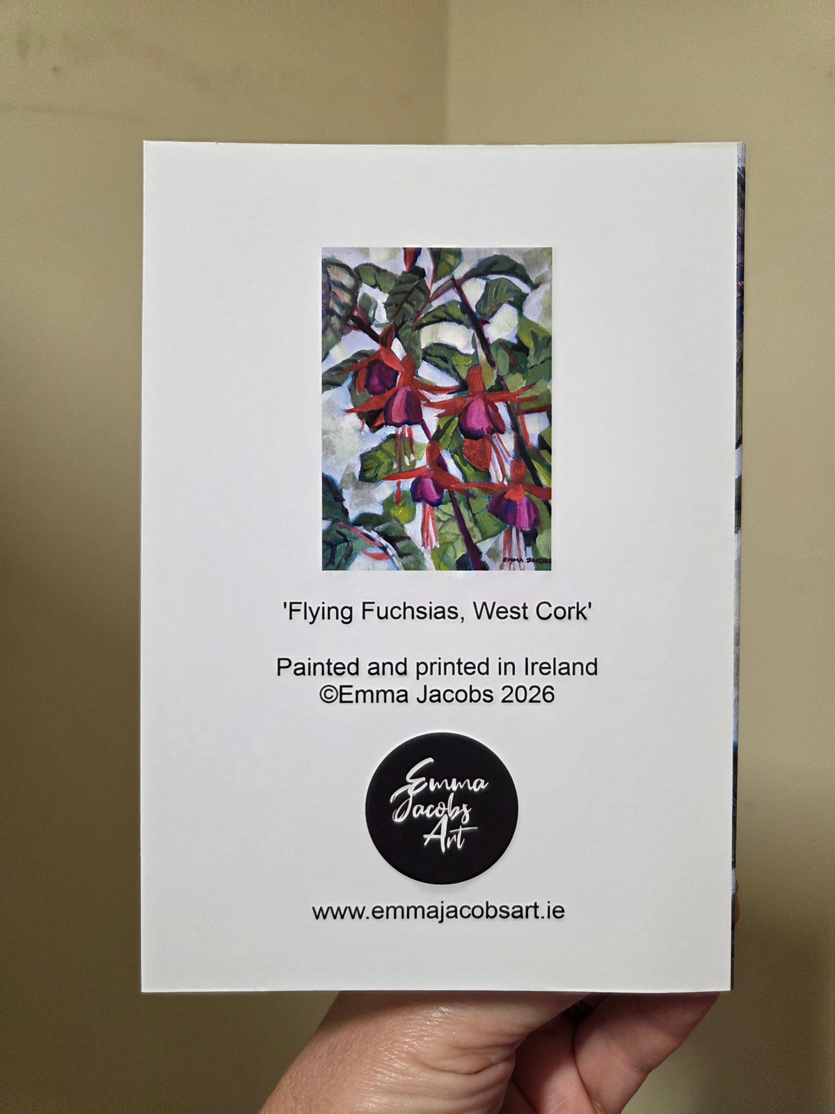 Flying Fuchsias, West Cork - Greeting Card