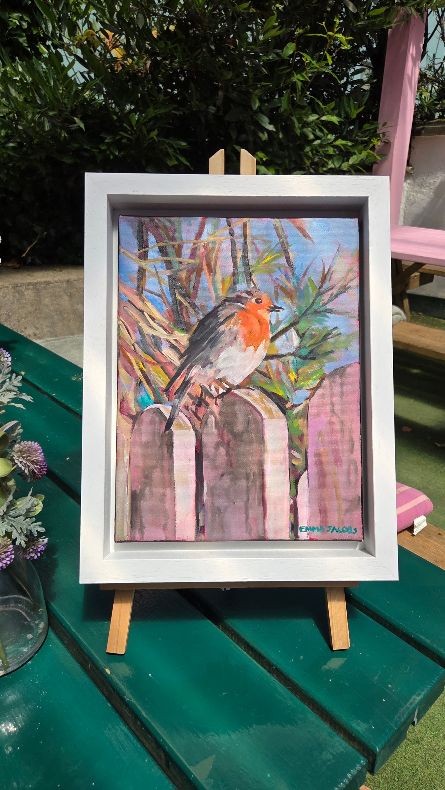 Robin on Fence