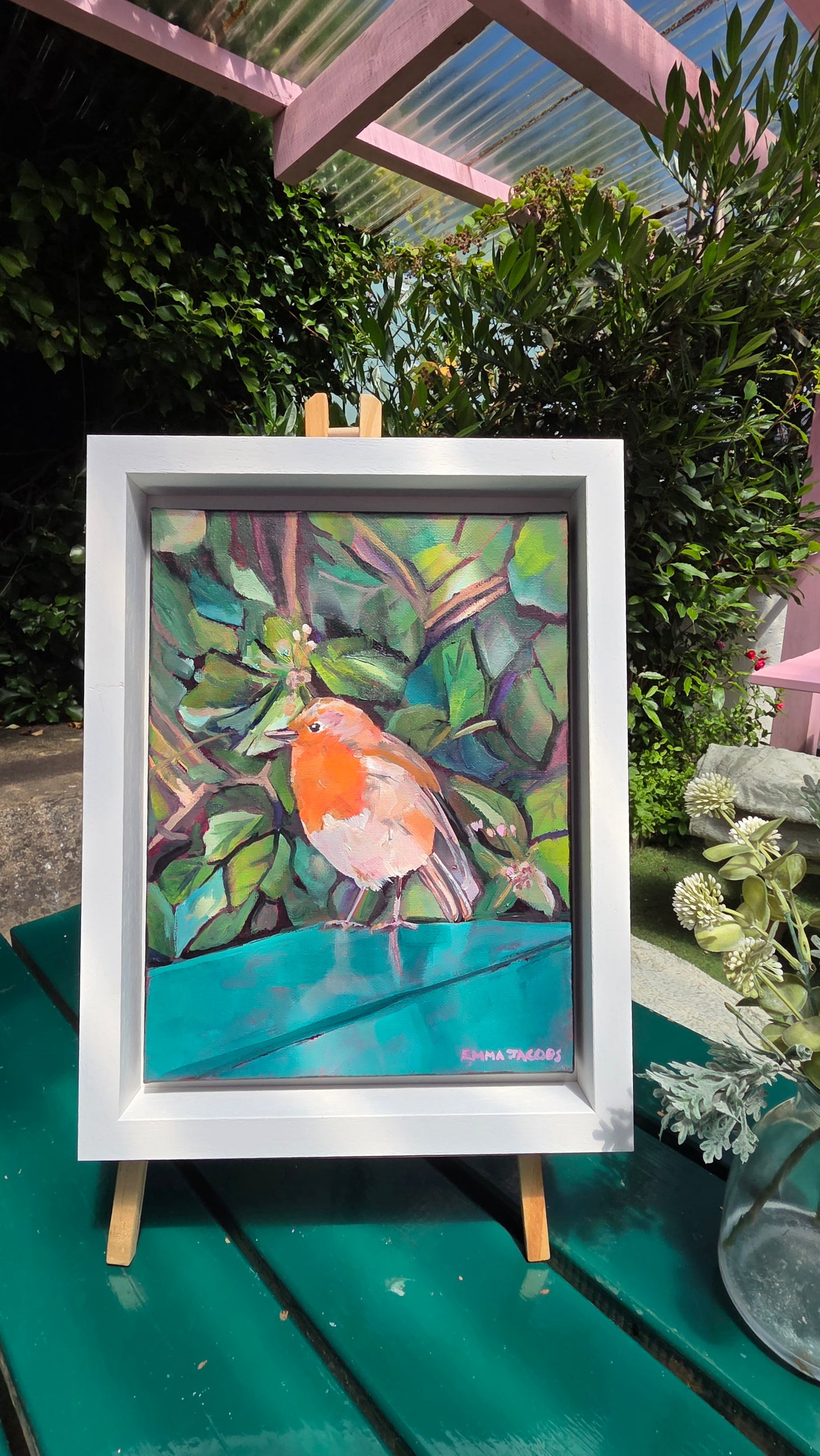Robin on Green